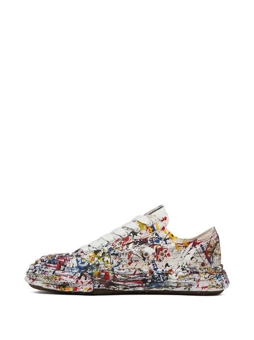 Sneaker bassa PETERSON23 OG Sole in tela con vernice spruzzata Mihara Yasuhiro | A14FW725WHITE